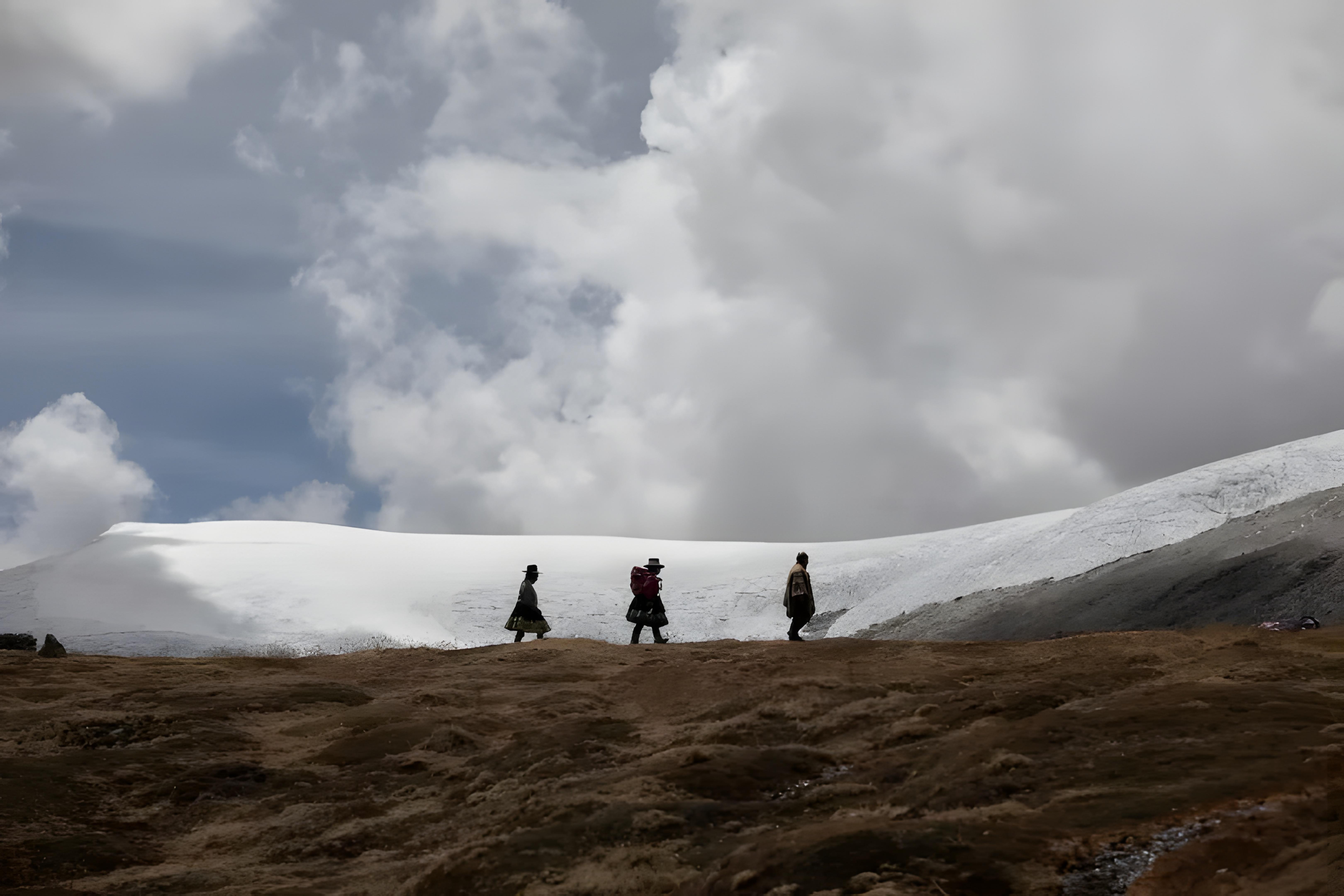 High-altitude landscape at 4100M